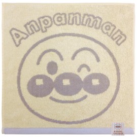 Kusubashi Mon Ori (楠橋紋織) Anpanman Jacquard Towel BIG Anpanman Guest Towel 【A-90487-51-Y】 Anpanman