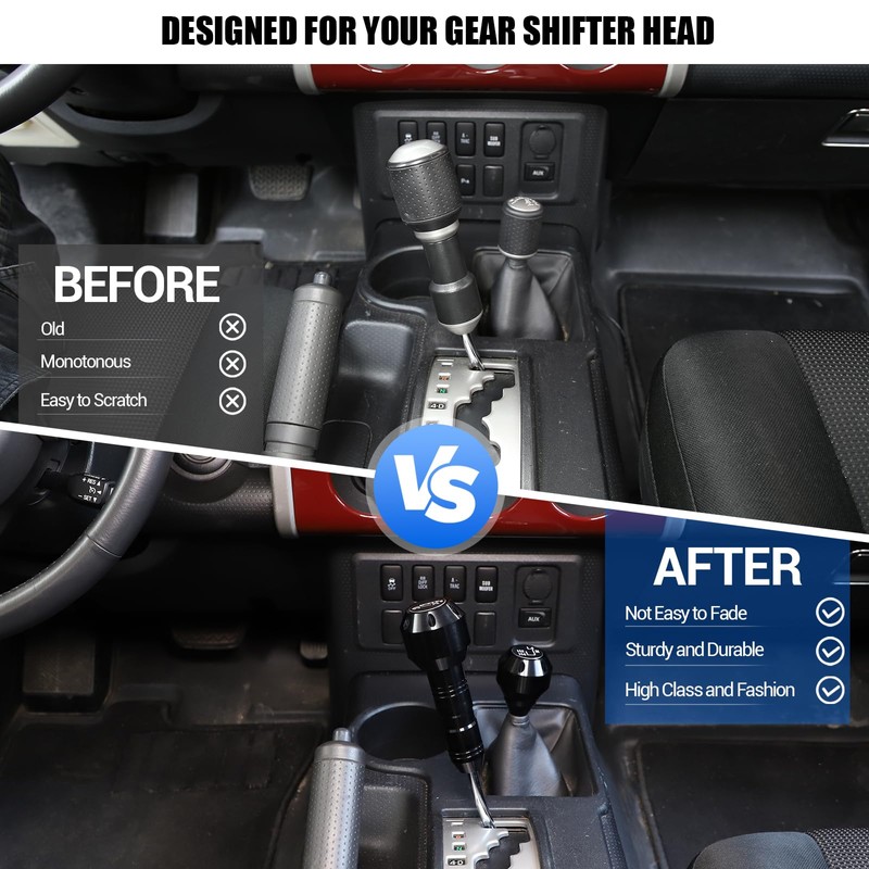 Fgtagtal Fit for Toyota FJ Cruiser 2007-2021 Car Gear Shifter
