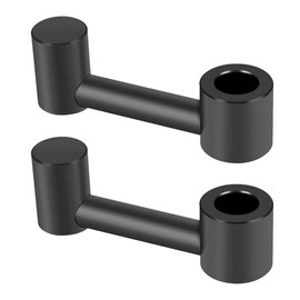 Zukida Car Hook Metal Hook Aluminum Alloy Material and Amazing Manufacturing Process 2 Pack Automatic Backseat Hook Flexible Rotation Easy Installation Additional Storage Area Prevents Shopping Bags