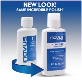 NOVUS 7050 | Plastic Clean & Shine #1 | 64 Ounce Bottle
