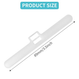 25pcs Vertical Blind Top Hangers 3.5inch 89mm Slats Spare Parts For Repair, Vertical Hanging Venetian Blinds Accessories Vertical Blind Repair Kit
