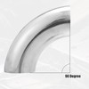 X AUTOHAUX 1Pcs OD 2.35 Inch 90 Degree Exhaust Elbow