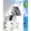 LAXIHUB Cámara Seguridad Exterior Solar Inalámbrica WiFi 3MP 2K