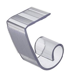Table Skirt Clips with Hook Backing for 3/4" to 3" Thick Tables - Pack of 25 (1.5" to 2")