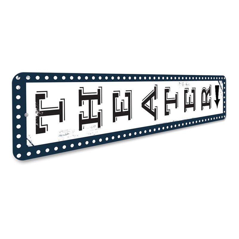Vertical Theater Sign - 3 x 13