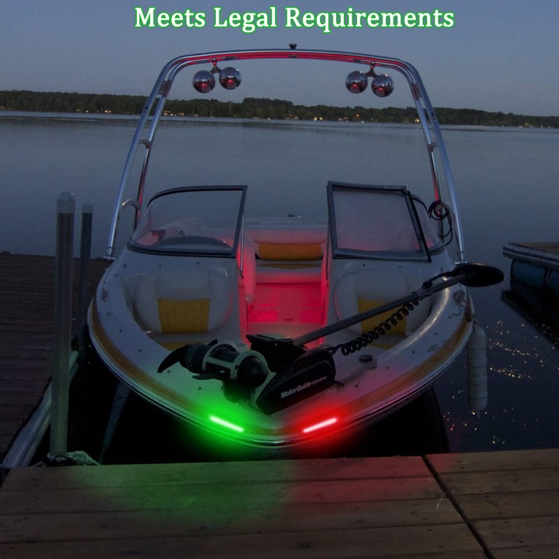 Boaton Boat Navigation Lights, Super Bright Bow Lights For Night