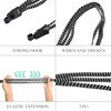 2Pcs Elastic Bike Strap Adjustable Bicycle Bungee Cords with Hooks