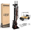 10L0L Golf Cart Gun Rack,Stand Up Gun Holder,Adjustable Guns Mount