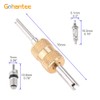 gohantee 17Pcs Air Conditioning Valve Core Kit Schrader Valve Cores