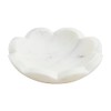 Mud Pie Scallop Marble Dish, 4.5" x 4.5", WHITE
