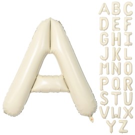 Cream Letter Balloons A