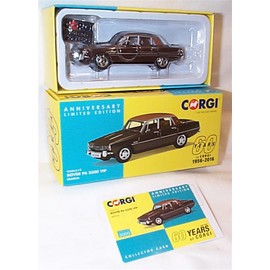 Corgi Vanguards British Motor Heritage Rover P6 3500 VIP Brasilia 60th Anniversary vehicle 1:43 scale diecast model