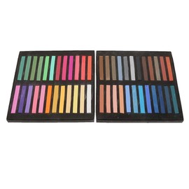 24/12/36/48 Colores surtidos Pastel Set Square Pasteles Crayones Cabello desechable Varilla de tintura Pintura Tiza(48 colores)