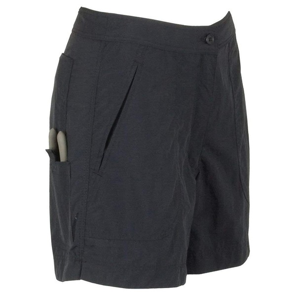 Guy Harvey Ladies Fishing Shorts, Black, 8