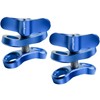 LetonPower 2-Hole 1" Aluminum Underwater Camera Clamp Ball Mount (2-Pack)