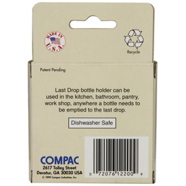 Compac Last Drop Bottle Stabilizer, White