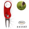 Kofull Golf Divot Tool + 2 Ballmaker Switchblade Golf Green