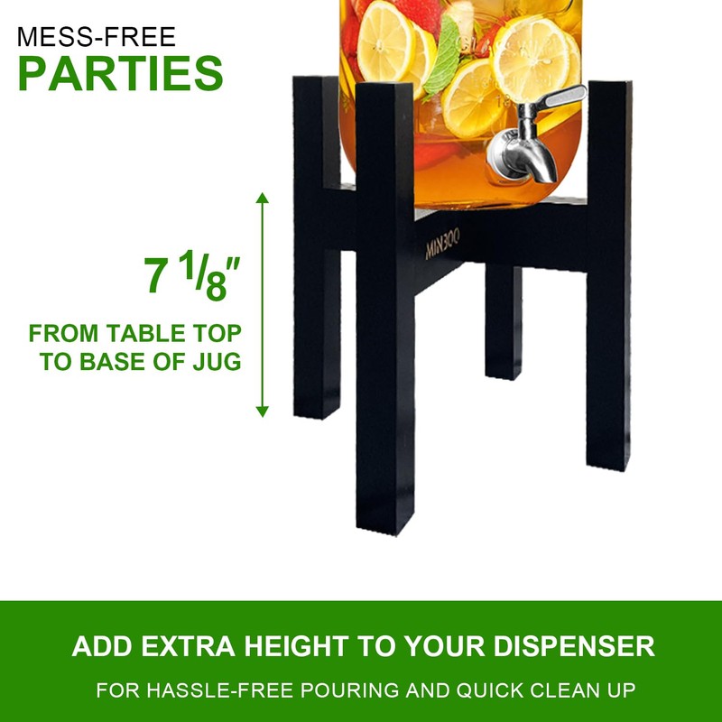 Adjustable Drink Dispenser Holder - Stand for 6-11" Dispenser, Fits