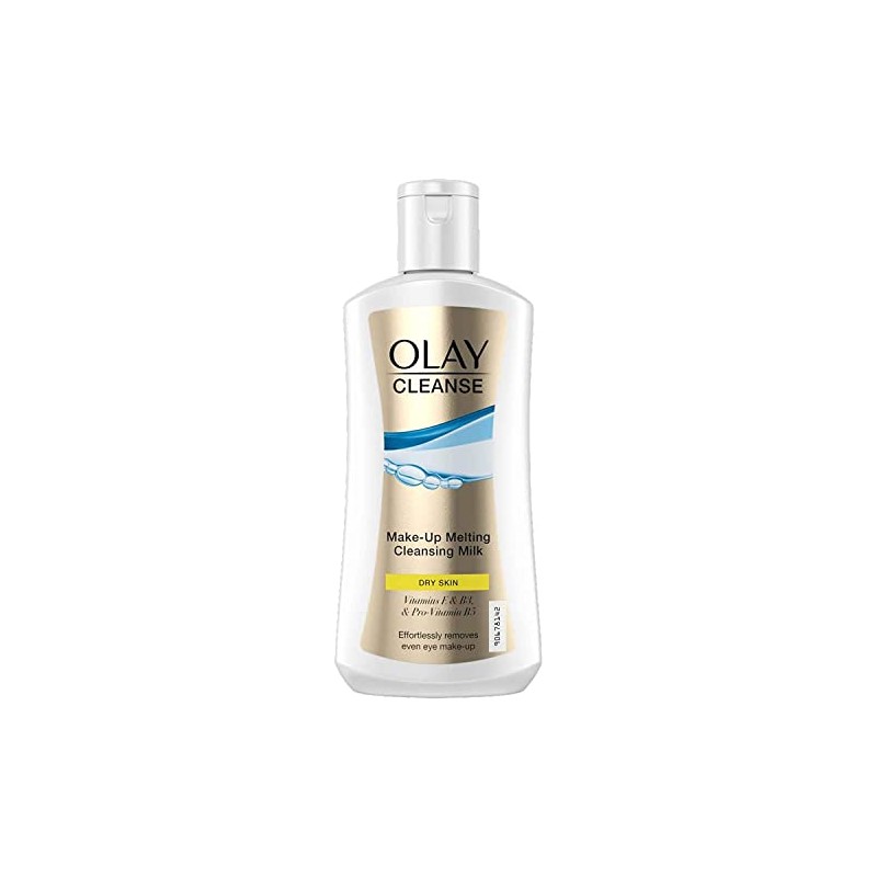 Olay Cleanse Make-Up Melting Cleansing Milk Dry Skin, 200 ml