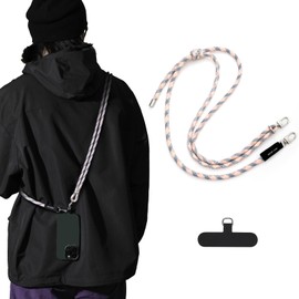 OCE GEAR Phone Lanyard Crossbody Phone Lanyard Multifuctional Patch Lanyards Compatible Most Smartphones Nylon Rope Buckle