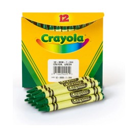 Crayola Green Bulk Crayons, 12 Count