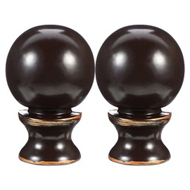 Beaupretty 2pc Lamp Finials Lamp Shades Finials Cap Knob Lamp Decoration for Lamp Harp Holder Table Lamp Floor Lamp Accessories