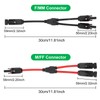 AITRIP 2 Pairs Solar Cable Y Splitter Plug Solar Solar