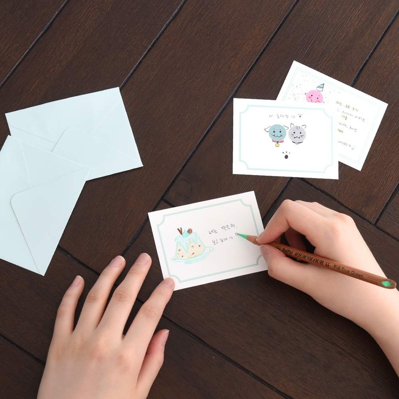 Monolike Message Blank mint Card - Mix 40 Mini Single