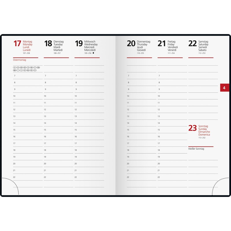 rido/idé Pocket Diary Model Technik S (2025), 2 Pages =