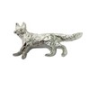 Fox Silver Plated Lapel Pin - Wood Badge Fox Lapel