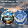 Original Ten Year Sobriety Coin - Recovery Sunlight AA Coins