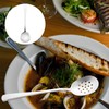 UPKOCH Stainless Steel Ladle Slotted Spoon Soup Spoon Straining Spoon