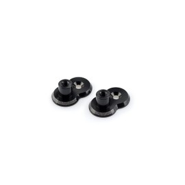 PUIG 3838N Replacement Parts - Shift Bracket Set 20 mm, Black