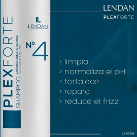 Lendan Plexforte No.4 Shampoo Cabello Dañado Reparación 1 L