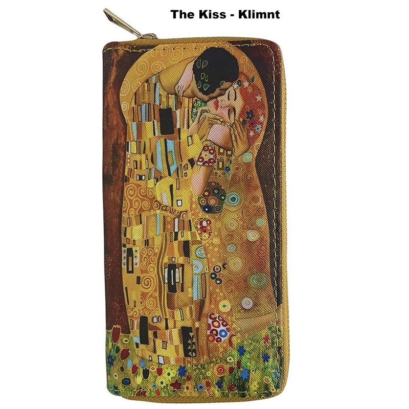 GFM® Womens Painting Art Based Patterns Purse - (The Kiss