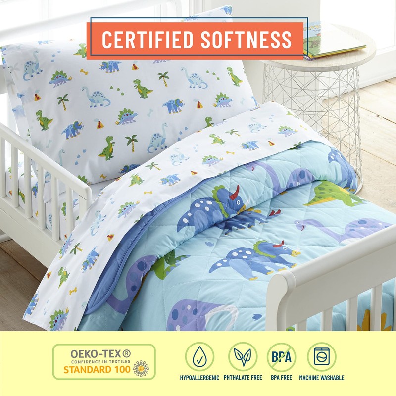 Olive Kids Dinosaur Land Toddler Sheet Set