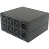 SOLUPEAK 3-Way XLR Stereo Audio Switch Box, Balanced Audio Converter,