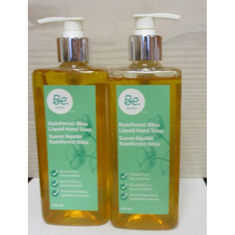 BeBetter Rainforest Bliss Liquid Hand Soap 16 oz 2 Pack