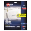 Avery Foil Mailing Labels, 3/4 x 2 1/4, Silver, 300/Pack