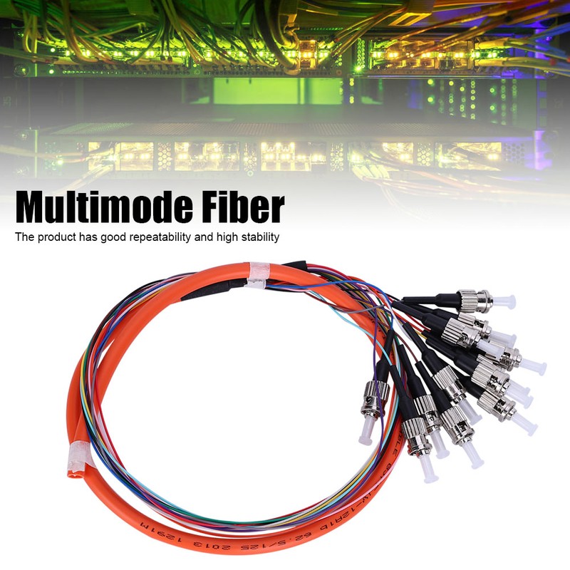 Fiber Pigtail Cable 12 Cores Multimode St UPC MM-0.9 for