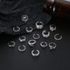Acruccen 46 Pcs Toe Rings for Women Adjustable Vintage Bohemian