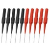 10Pcs Multimeter Insulated Test Probes Stainless Steel Needle 4mm Jack