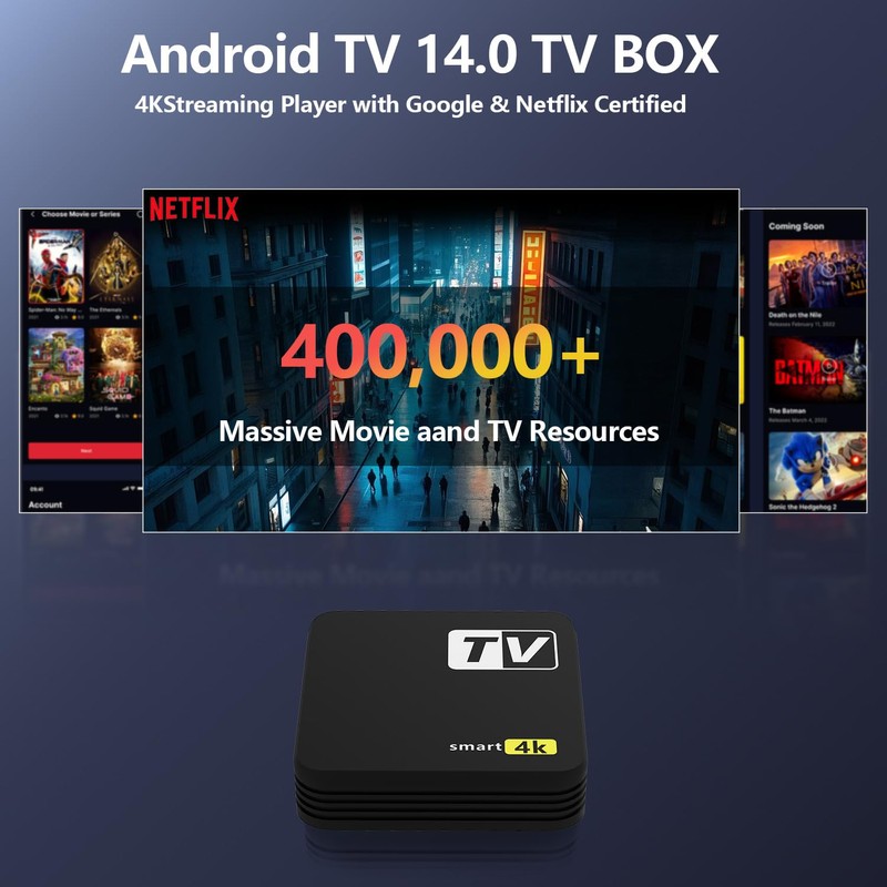 YFDSPSM 4K+ | HD/4K/HDR Streaming Device Featuring Remote, TV Controls,