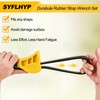 SYFLHYP 2 Unit Pack Heavy-Duty Adjustable Rubber Strap Wrenches Set