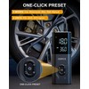 Tire Inflator Portable Air Compressor, CKWUE 180PSI Cordless Air Compressor,