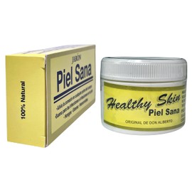 Piel Skin Jabon healthy Sana La Crema (Piel Skin Soap 3.5oz and Cream 1.38oz)
