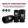 CASOMAN 3/4" Drive Deep Impact Socket Set, 13Piece Jumbo Socket