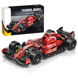WULOBOOI F1 Race Car Building Set for Adults, 1:10 MOC Formula Model Sports Cars Collectible Display Kits, Ideas Birthdays Gifts for Fans Boys Kids 8+ (1280 Pieses)