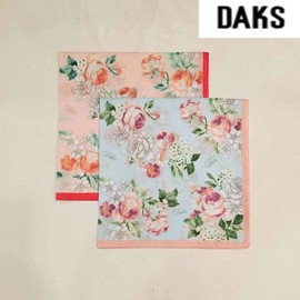 Daks 대구백화점 닥스남녀공용 1매 나염 손수건(DKI1421) Daegu Department Store Daks Unisex One Piece Printed Handkerchief (DKI1421)