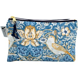 William Morris Strawberry Thief Cosmetic Bag